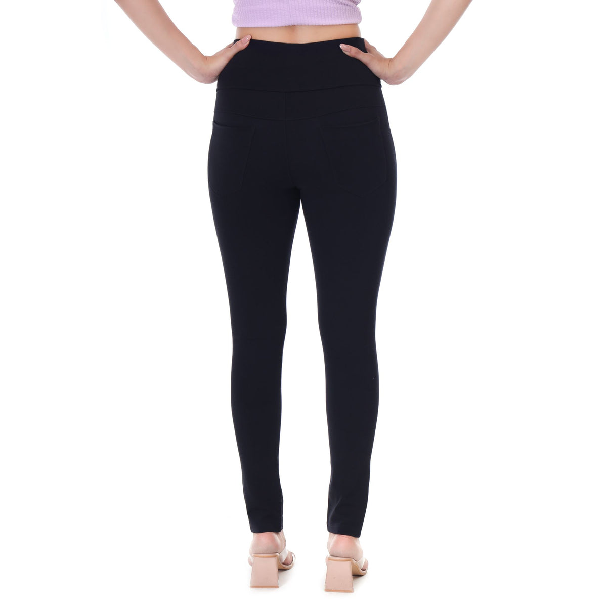 HIGH WAIST SIDE ZIP JEGGING PACK