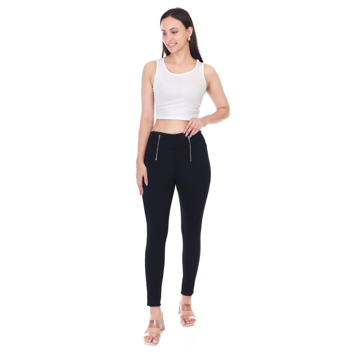 URBAN STRETCH ZIP UP JEGGING PACK