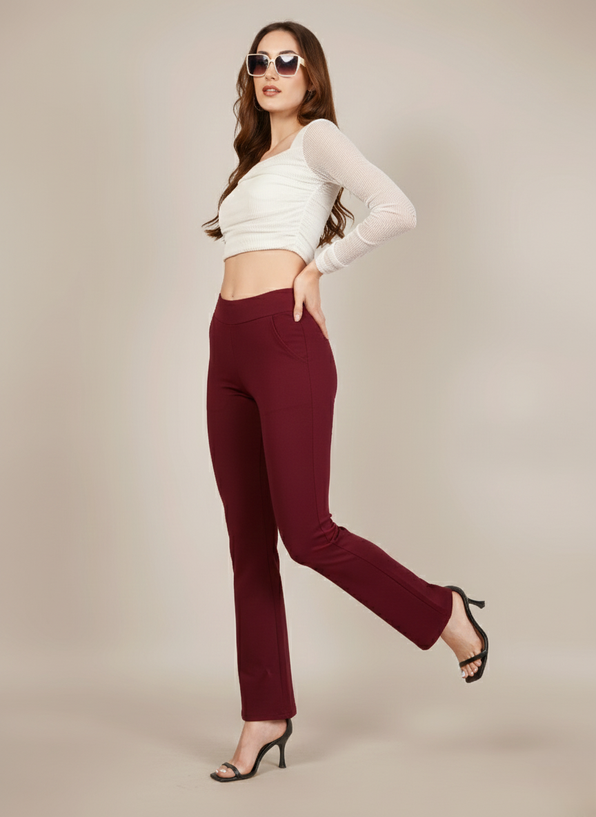 URBAN CONTOUR BELL BOTTOM HIGH WAIST JEGGING PACK