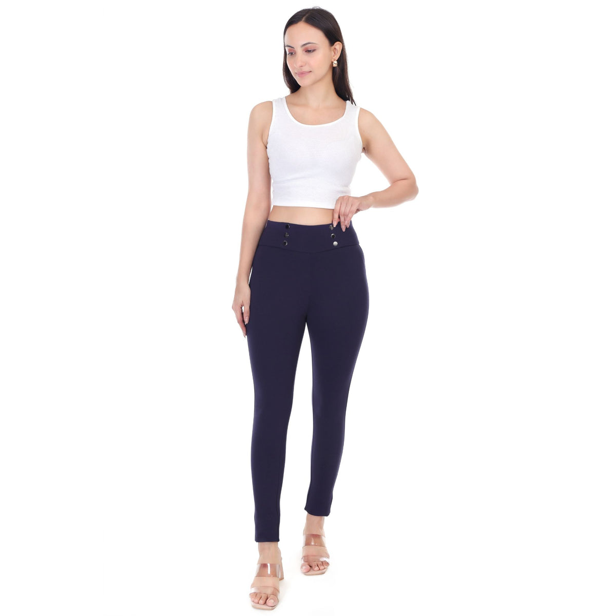 BUTTONED GRACE BELTED JEGGING PACK