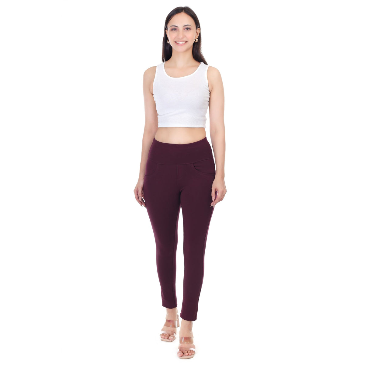 HIGH WAIST SIDE ZIP JEGGING PACK