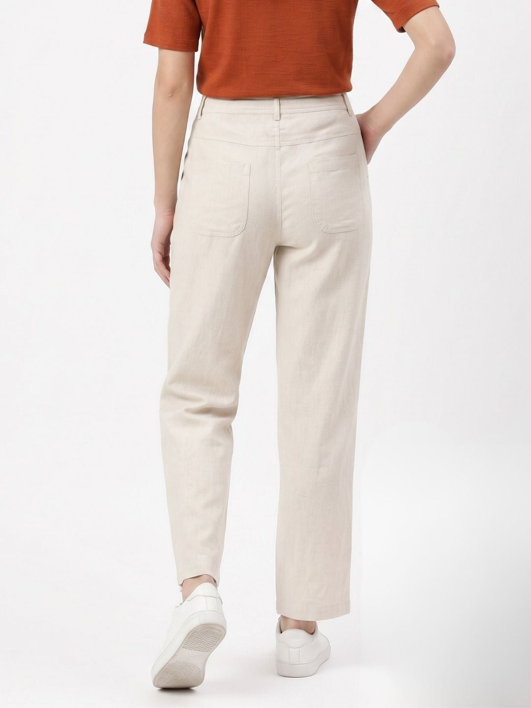 WIDE-LEG WEAVE LINEN PANTS PACK