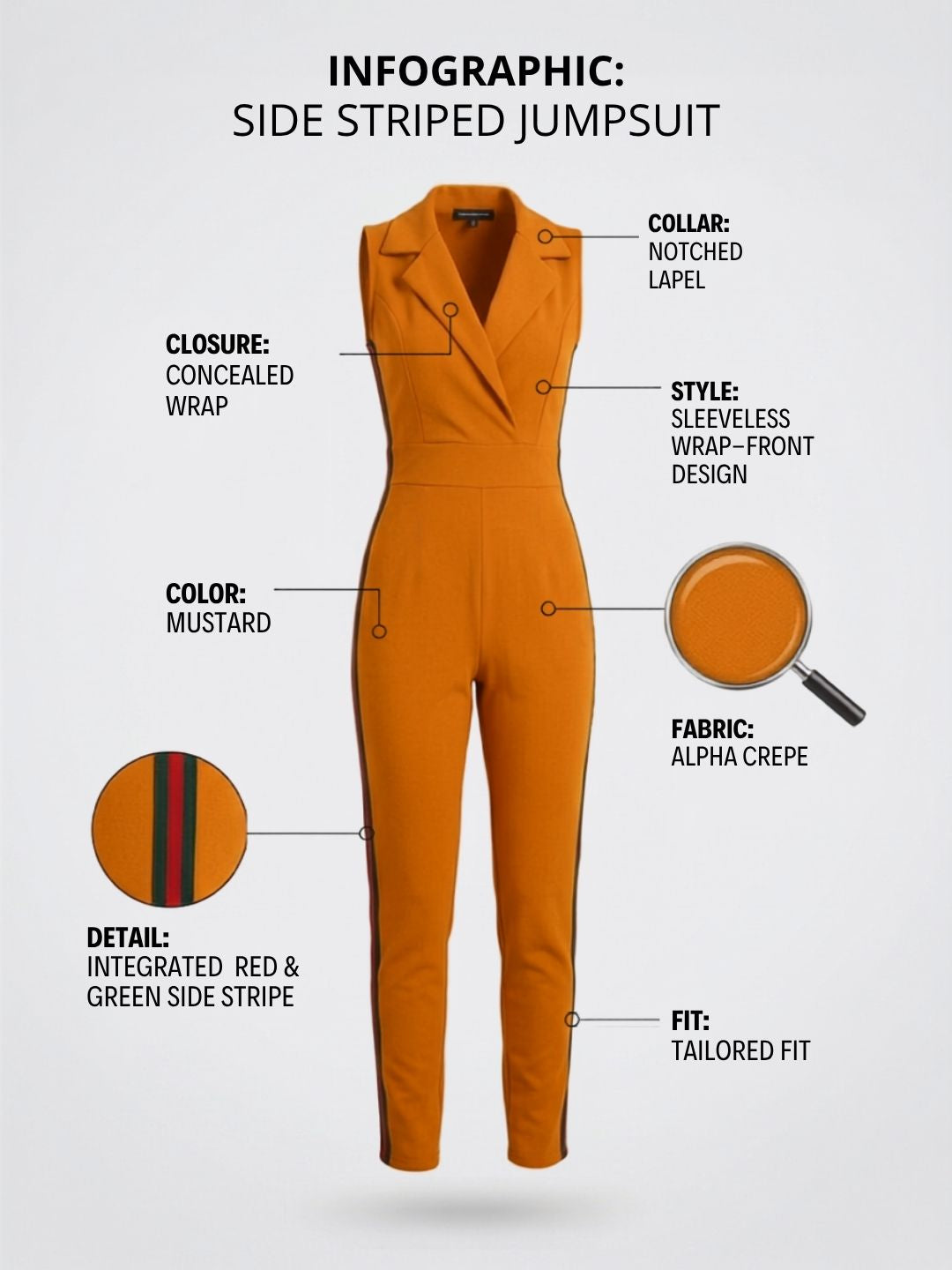 SIDE STRIPED JUMPSUIT PACK