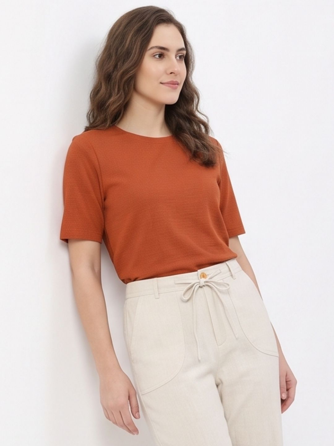 WIDE-LEG WEAVE LINEN PANTS PACK