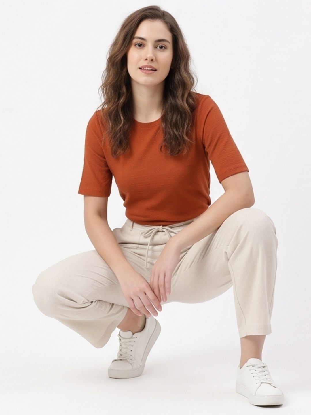 WIDE-LEG WEAVE LINEN PANTS PACK