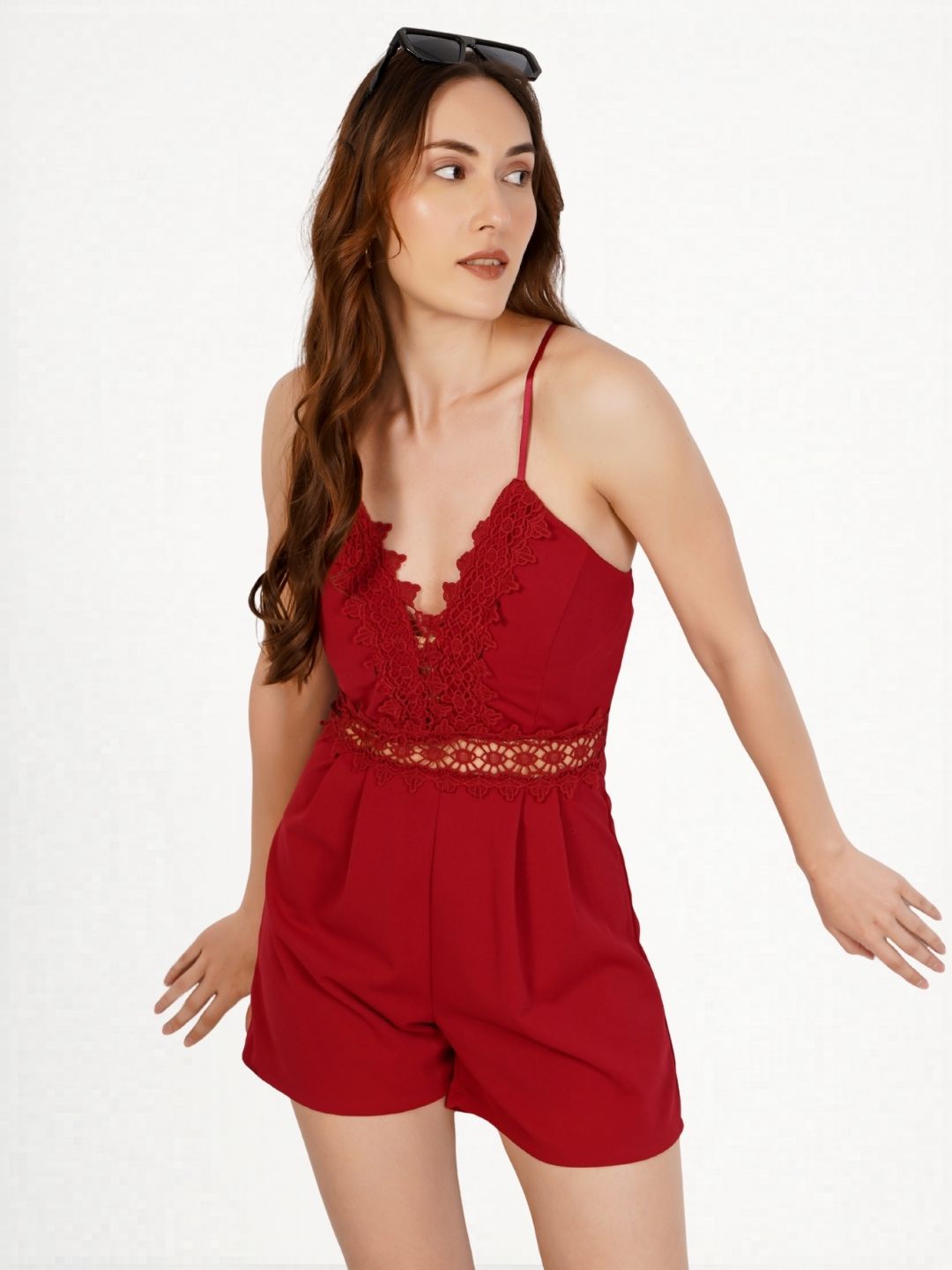 EMBROIDERED STRAPPY SHORT JUMPSUIT PACK