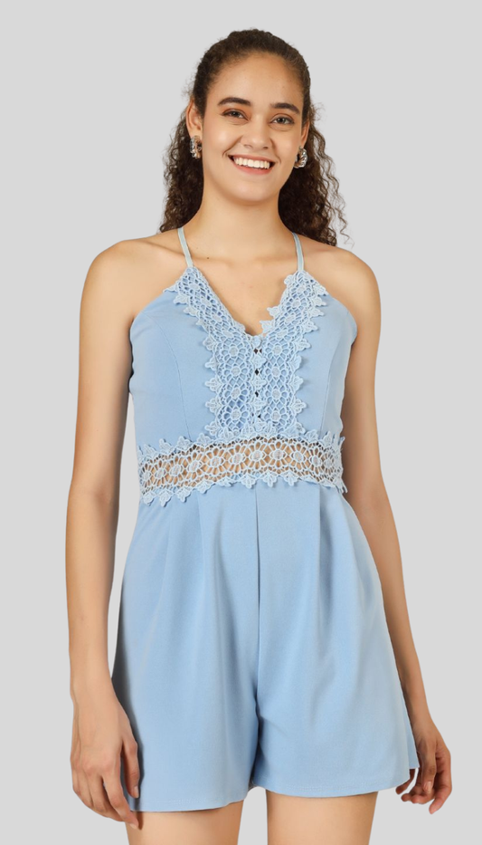 EMBROIDERED STRAPPY SHORT JUMPSUIT PACK