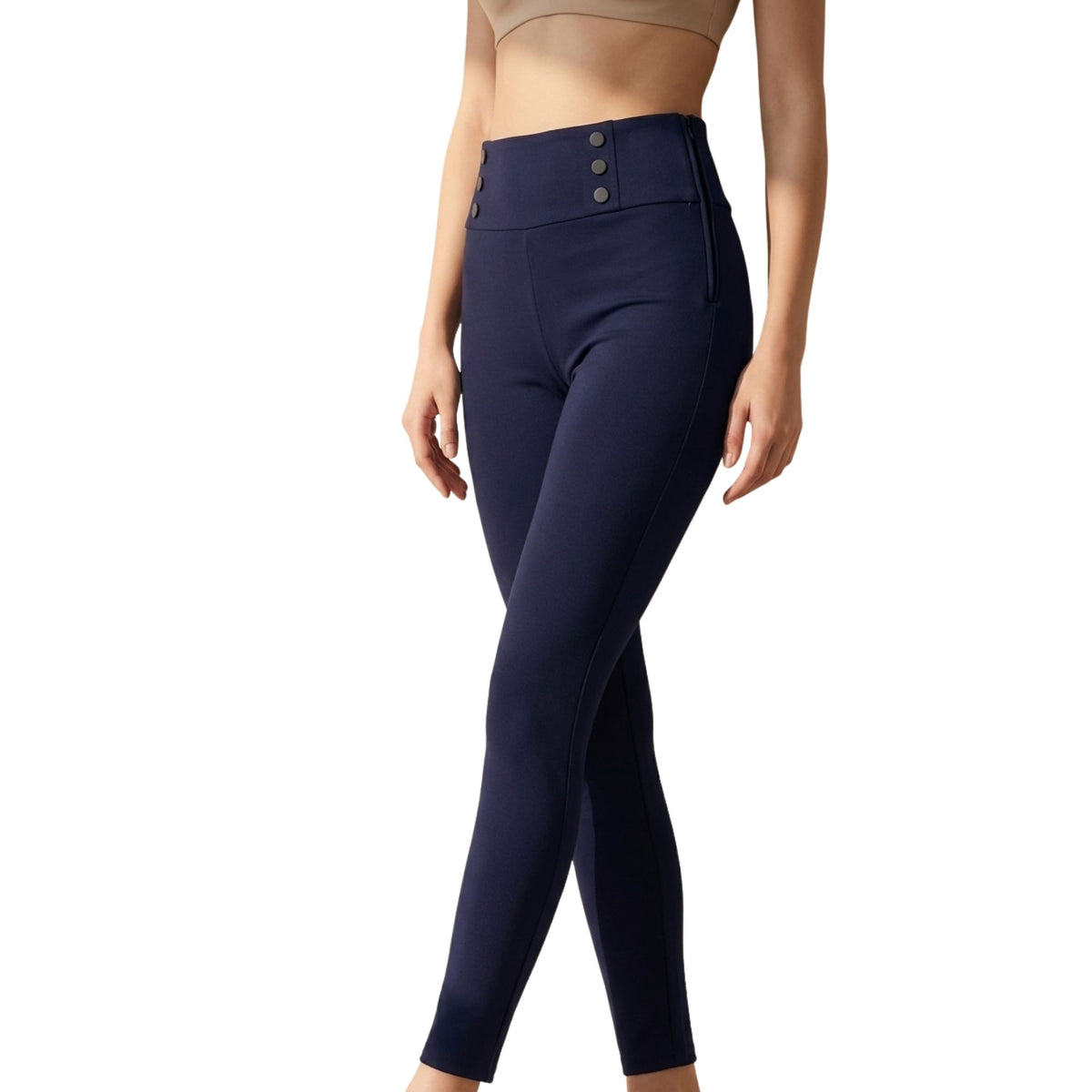SIX BUTTON SIDE ZIP JEGGING PACK