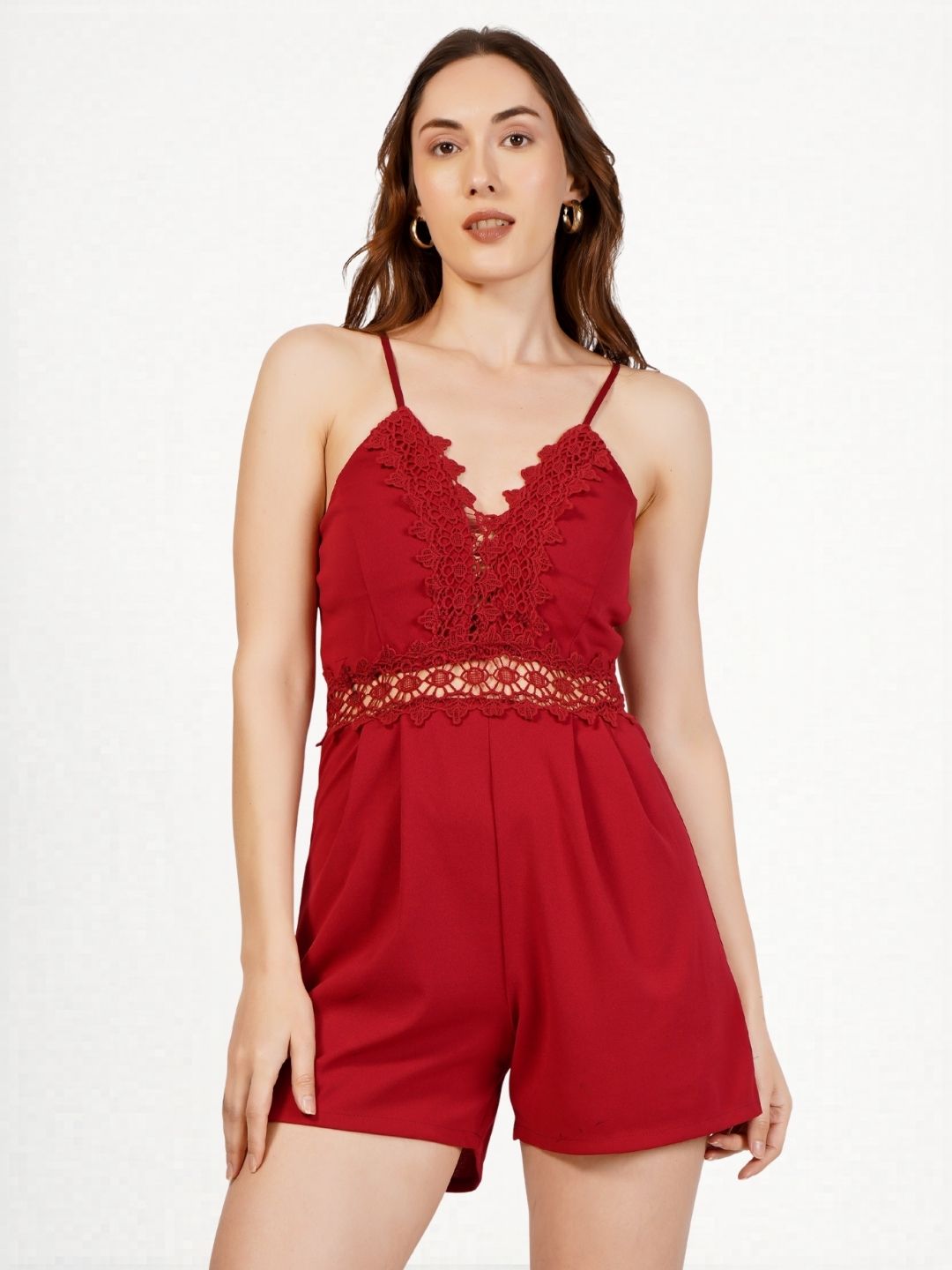 EMBROIDERED STRAPPY SHORT JUMPSUIT PACK