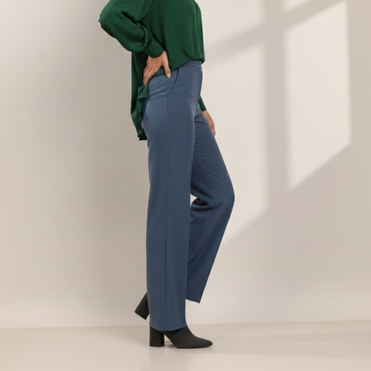 SINGLE BUTTON HIGH RISE FORMAL PANTS PACK