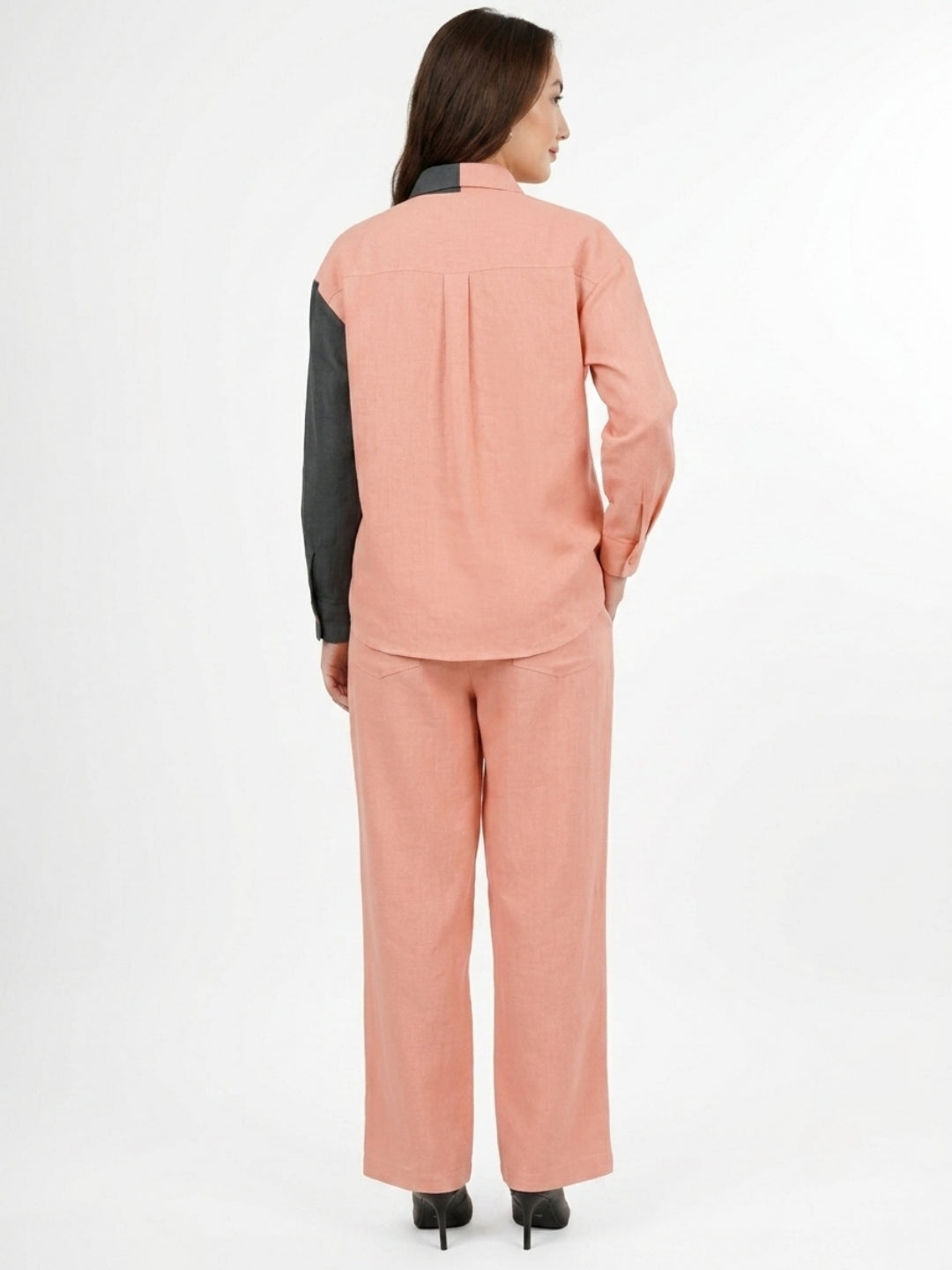 CHIC CONTRAST LINEN CO-ORD SET PACK
