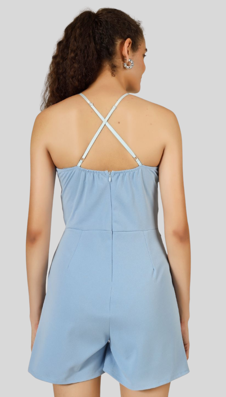 EMBROIDERED STRAPPY SHORT JUMPSUIT PACK