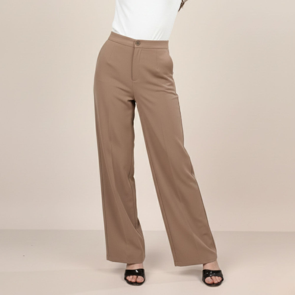 SINGLE BUTTON HIGH RISE FORMAL PANTS PACK