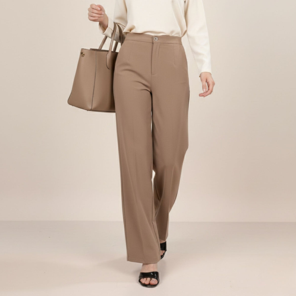 SINGLE BUTTON HIGH RISE FORMAL PANTS PACK