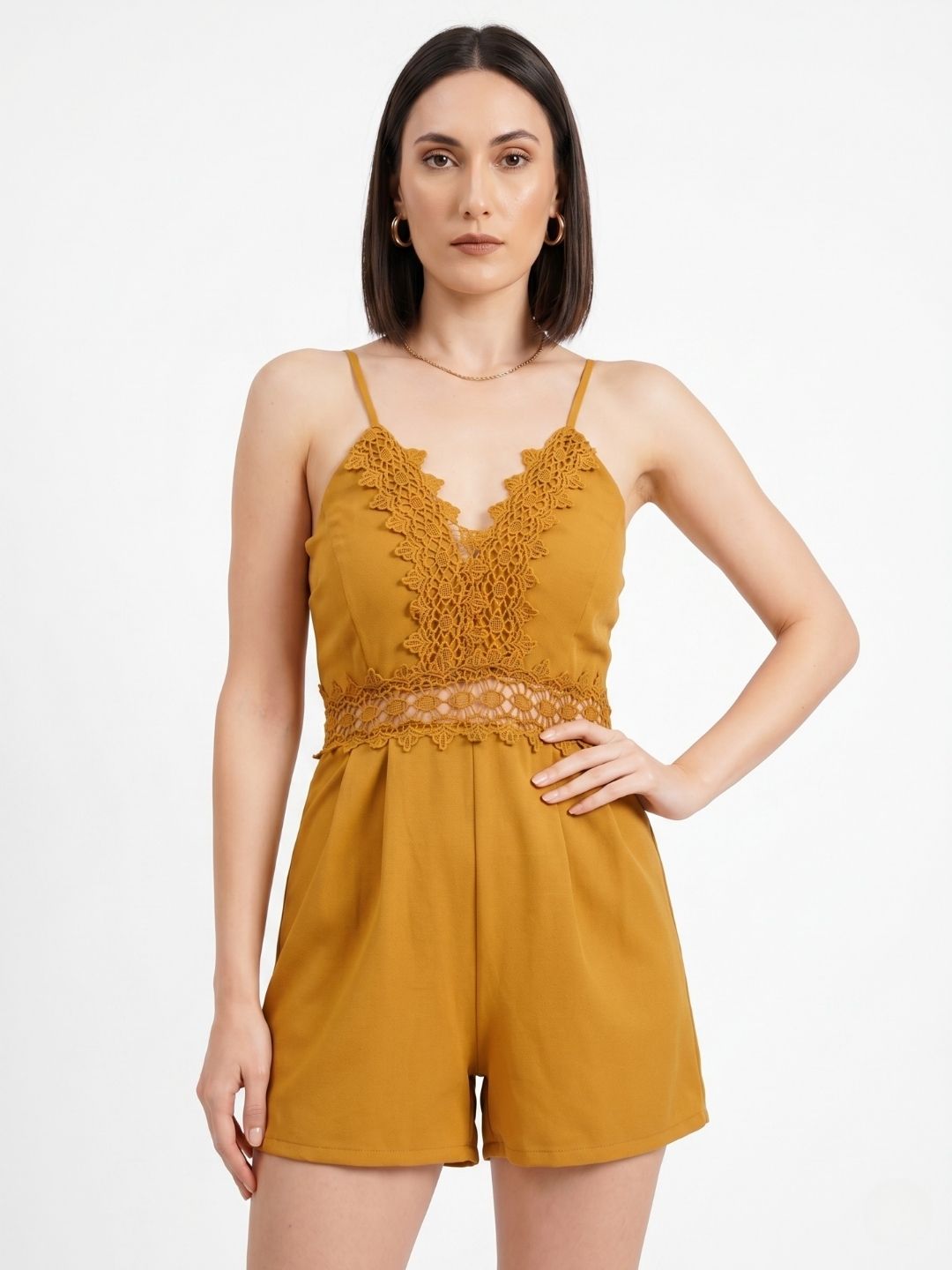 EMBROIDERED STRAPPY SHORT JUMPSUIT PACK