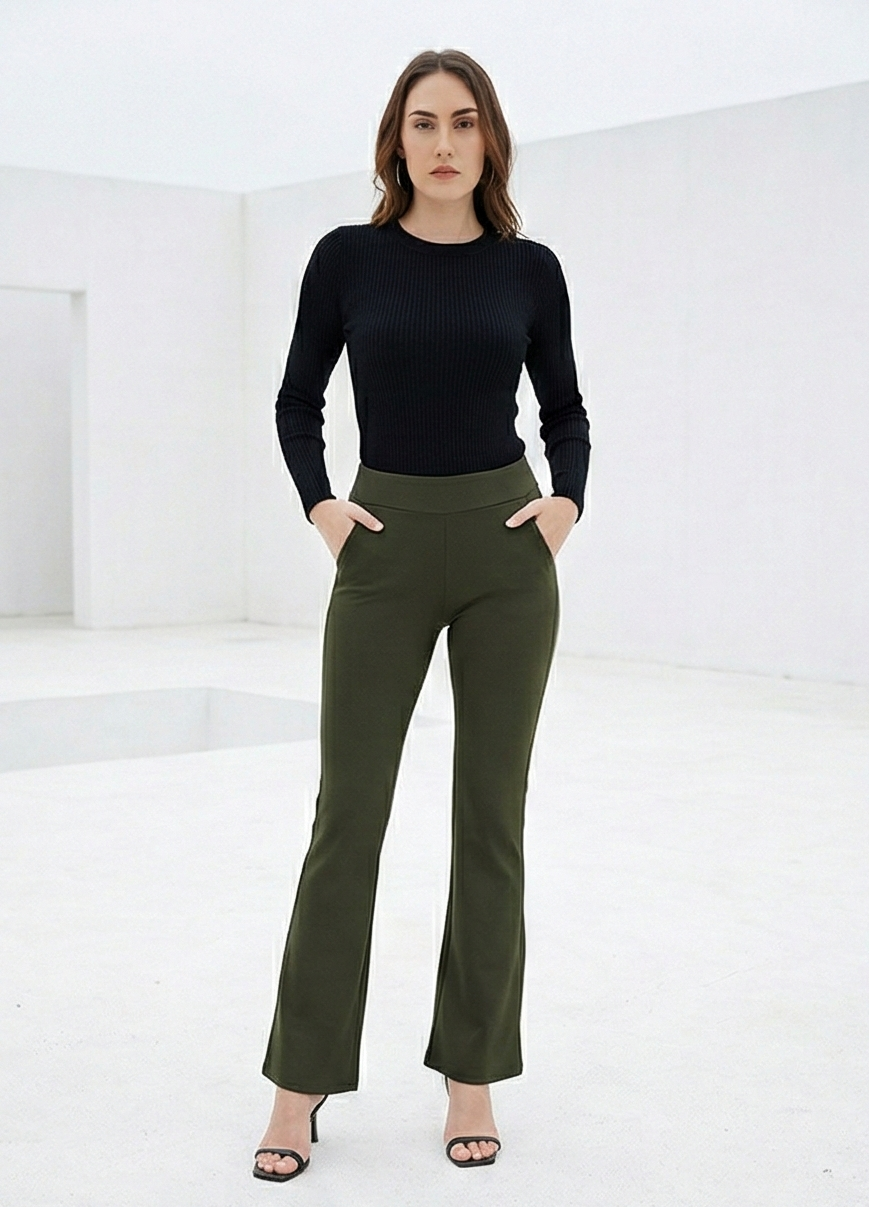 URBAN CONTOUR BELL BOTTOM HIGH WAIST JEGGING PACK