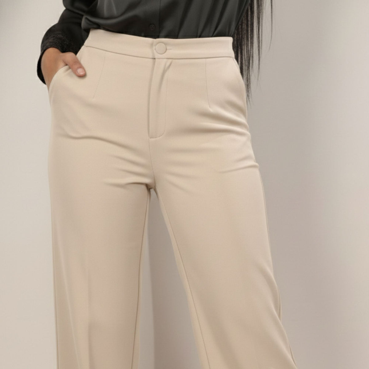 SINGLE BUTTON HIGH RISE FORMAL PANTS PACK