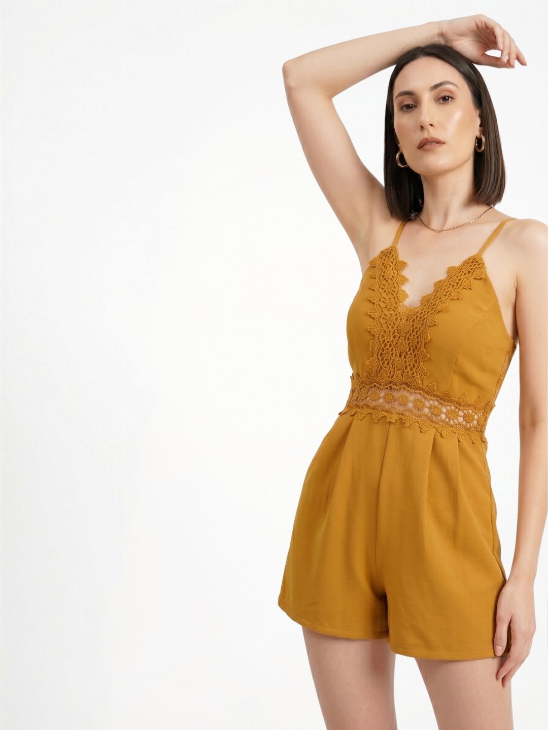 EMBROIDERED STRAPPY SHORT JUMPSUIT PACK