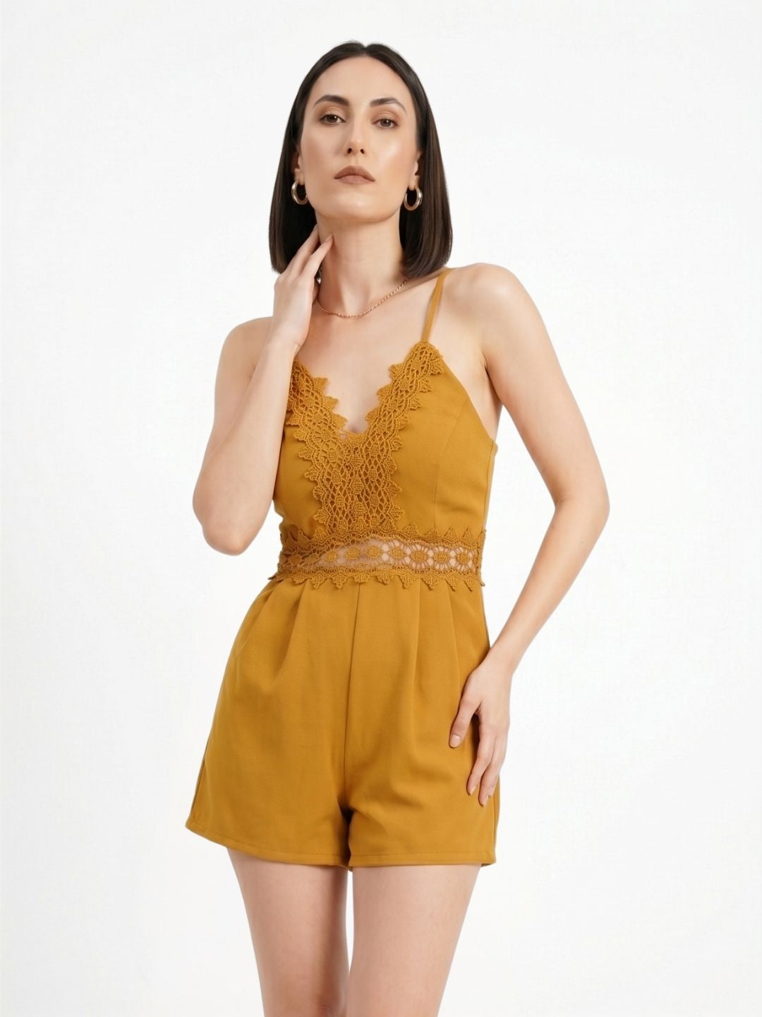 EMBROIDERED STRAPPY SHORT JUMPSUIT PACK