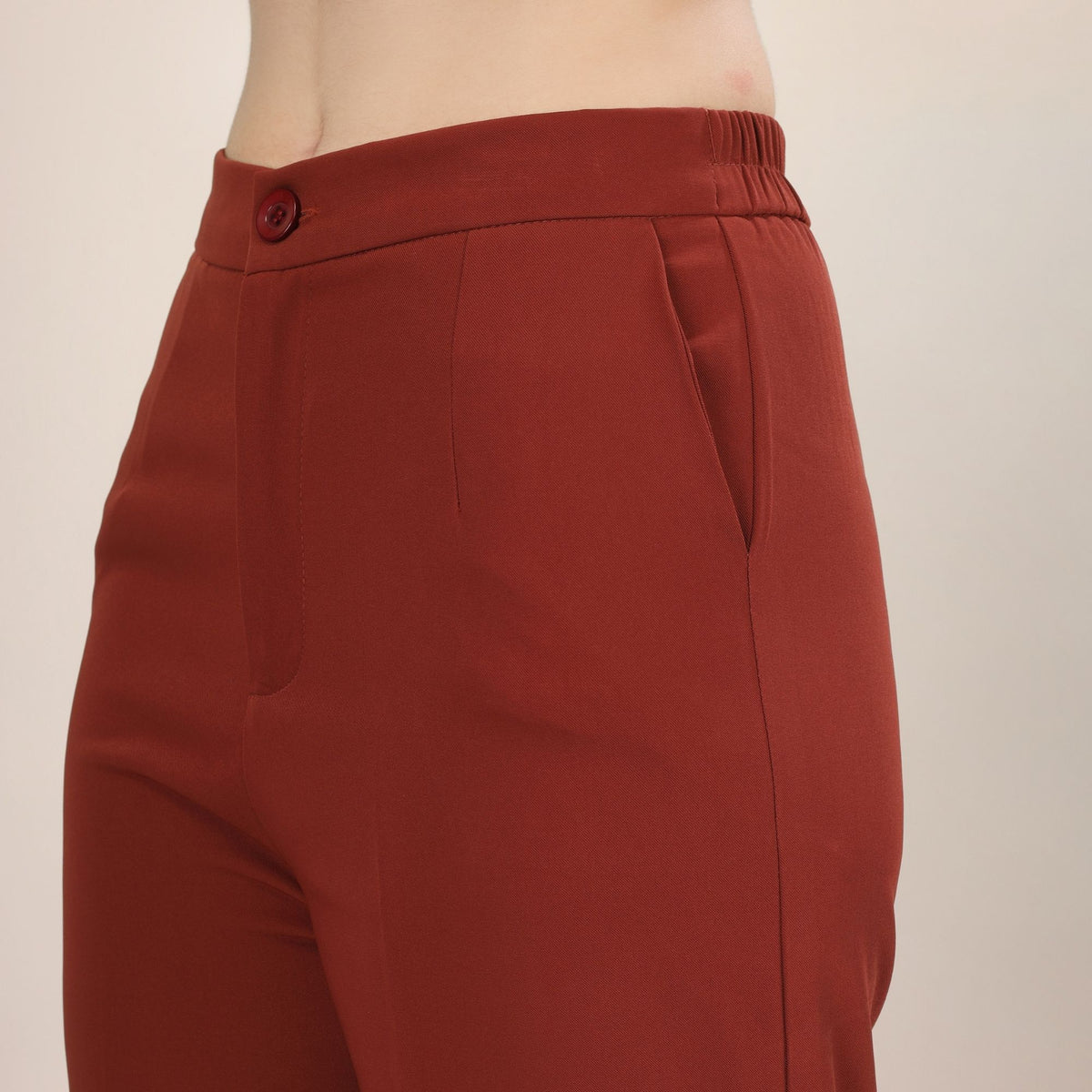 SINGLE BUTTON HIGH RISE FORMAL PANTS PACK