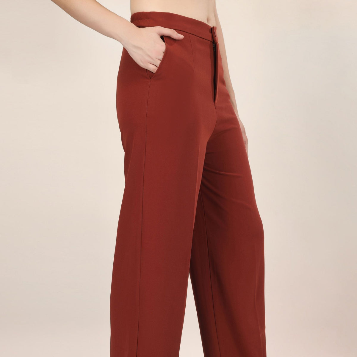 SINGLE BUTTON HIGH RISE FORMAL PANTS PACK