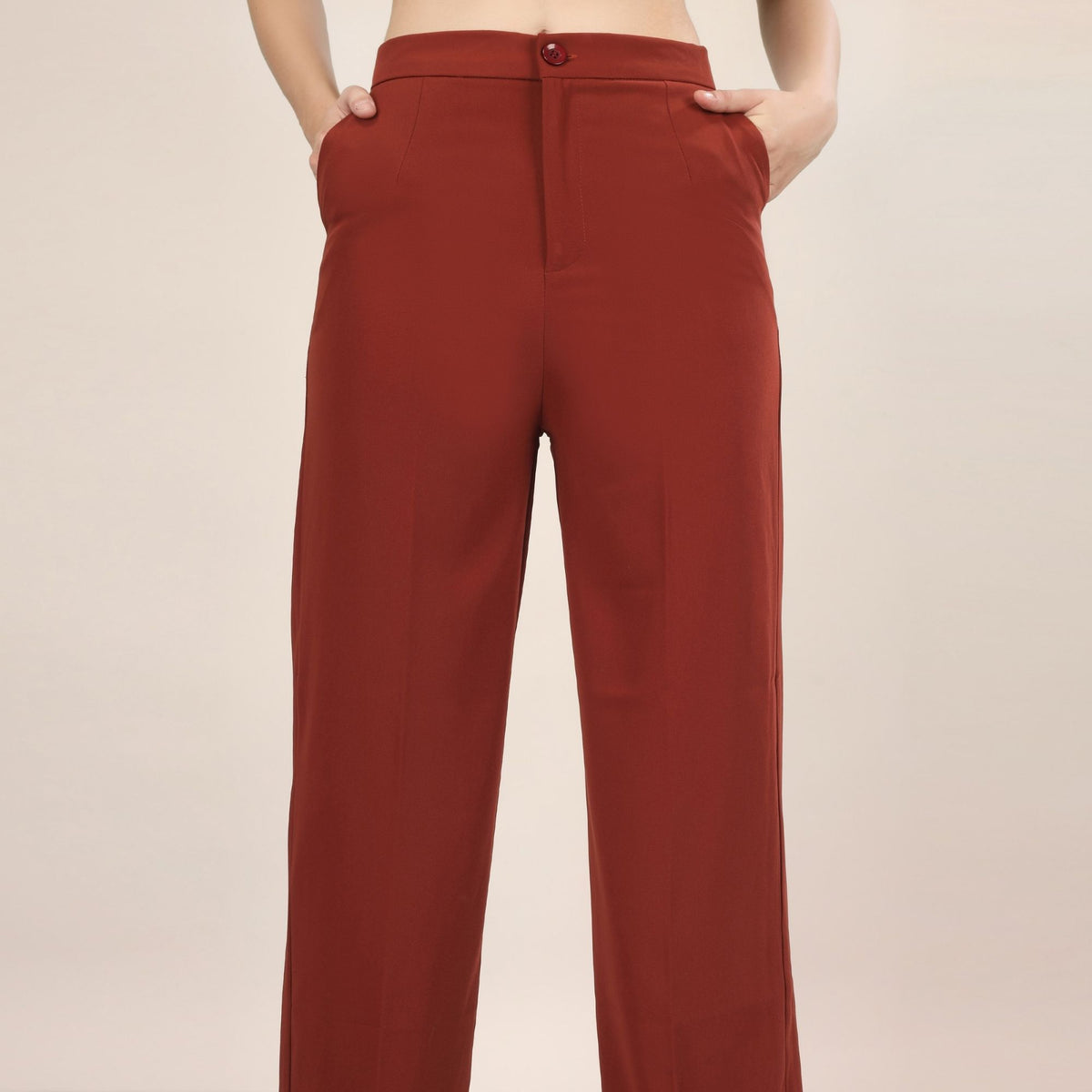 SINGLE BUTTON HIGH RISE FORMAL PANTS PACK