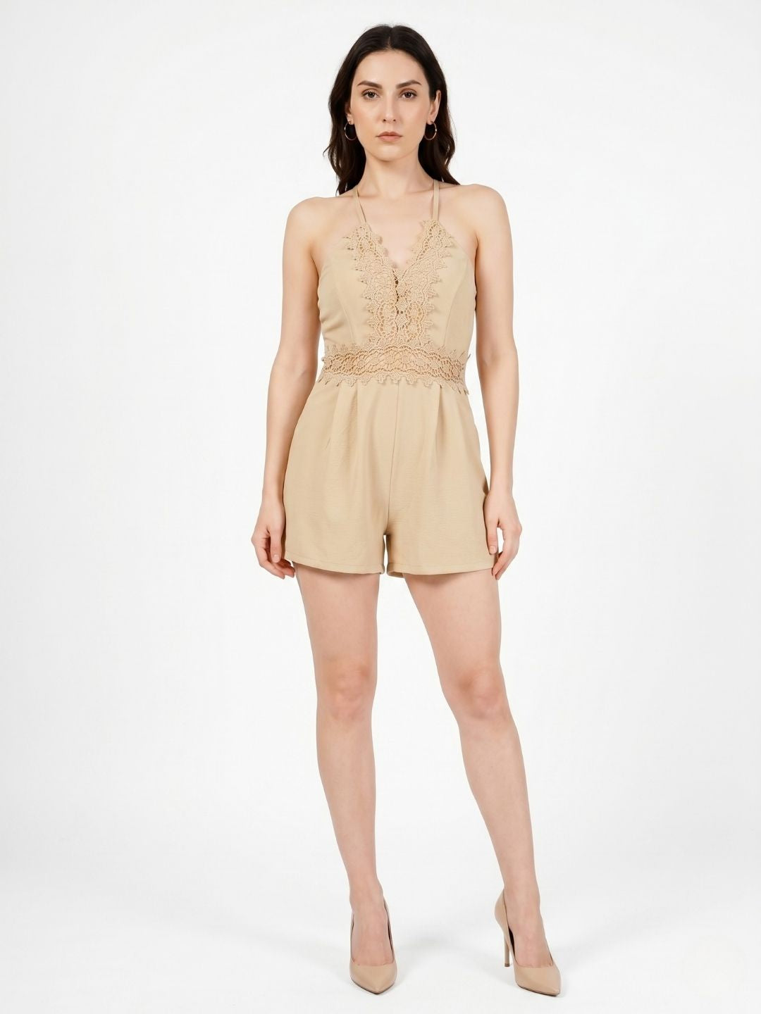 EMBROIDERED STRAPPY SHORT JUMPSUIT PACK