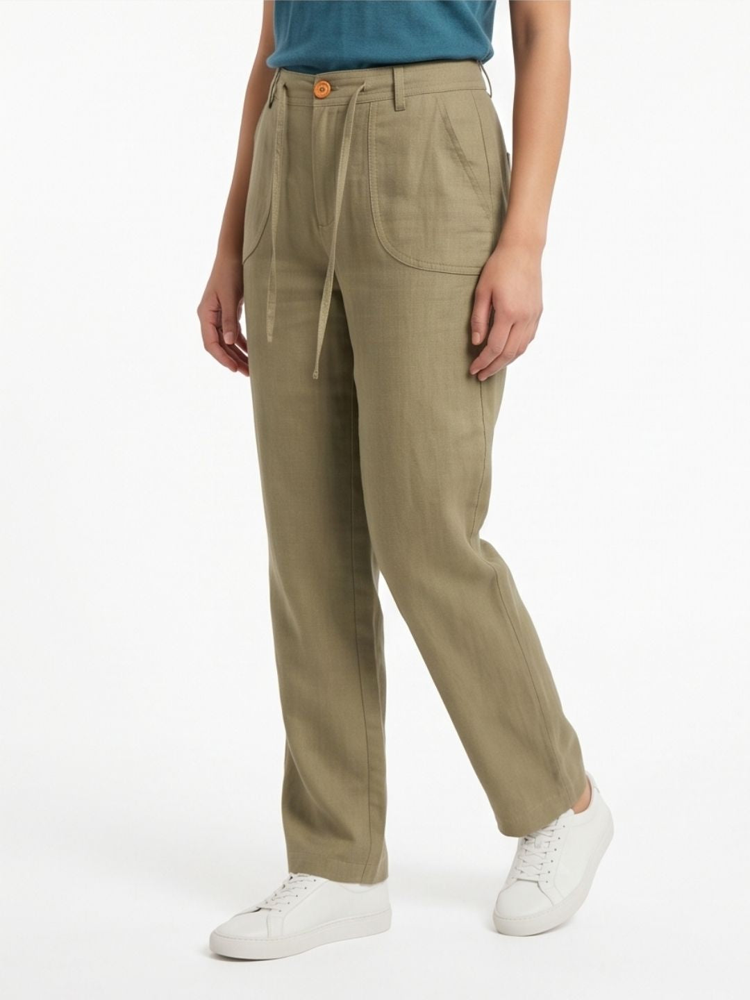 WIDE-LEG WEAVE LINEN PANTS PACK