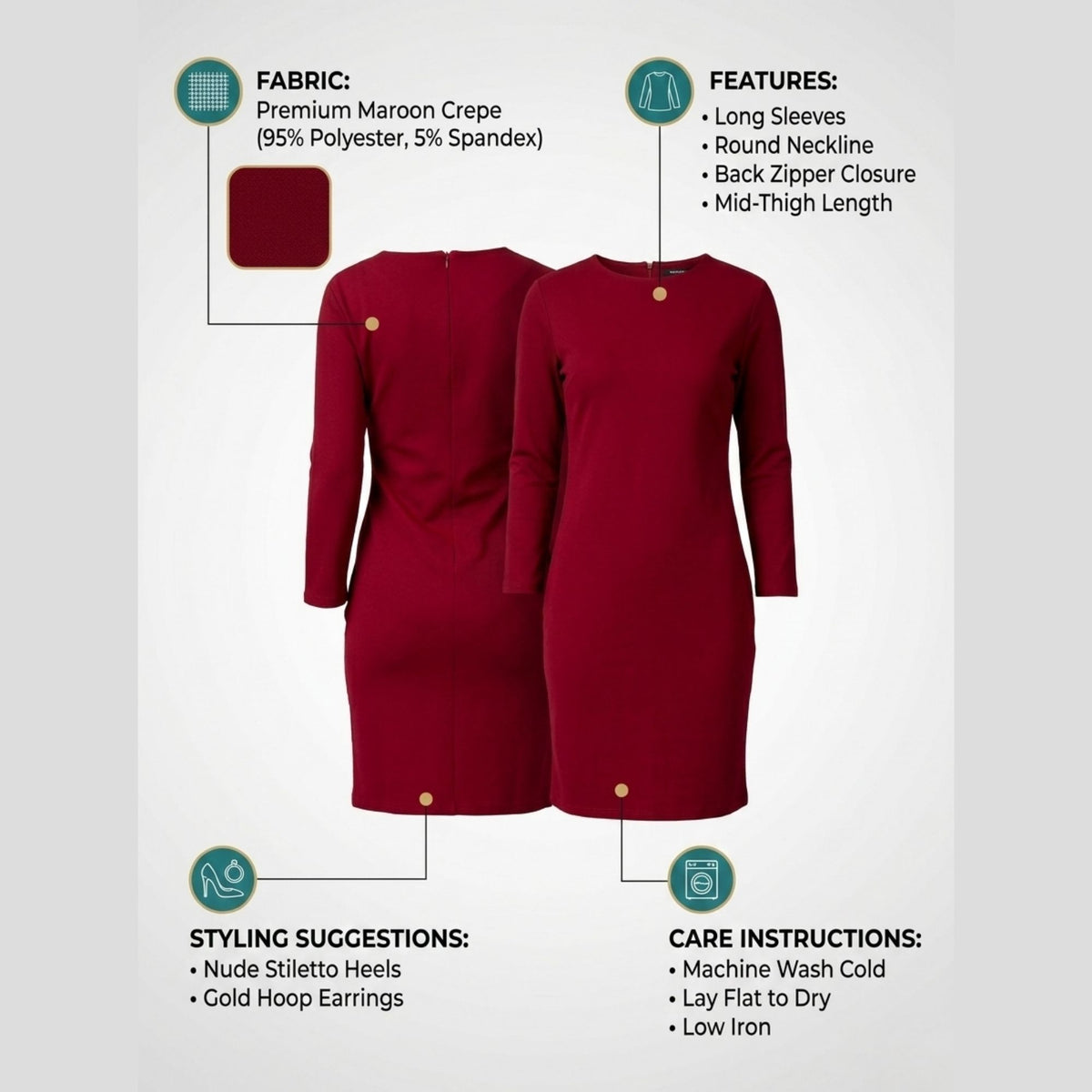 TIMELESS ELEGANCE FORMAL HALF SLEEVE DRESS PACK