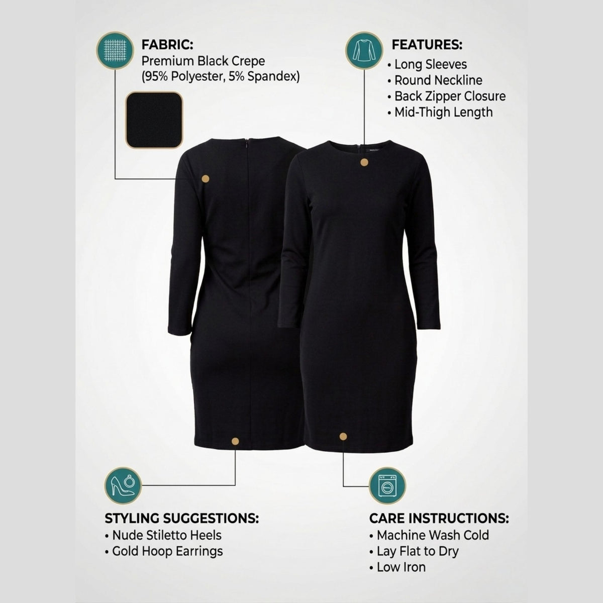 TIMELESS ELEGANCE FORMAL HALF SLEEVE DRESS PACK