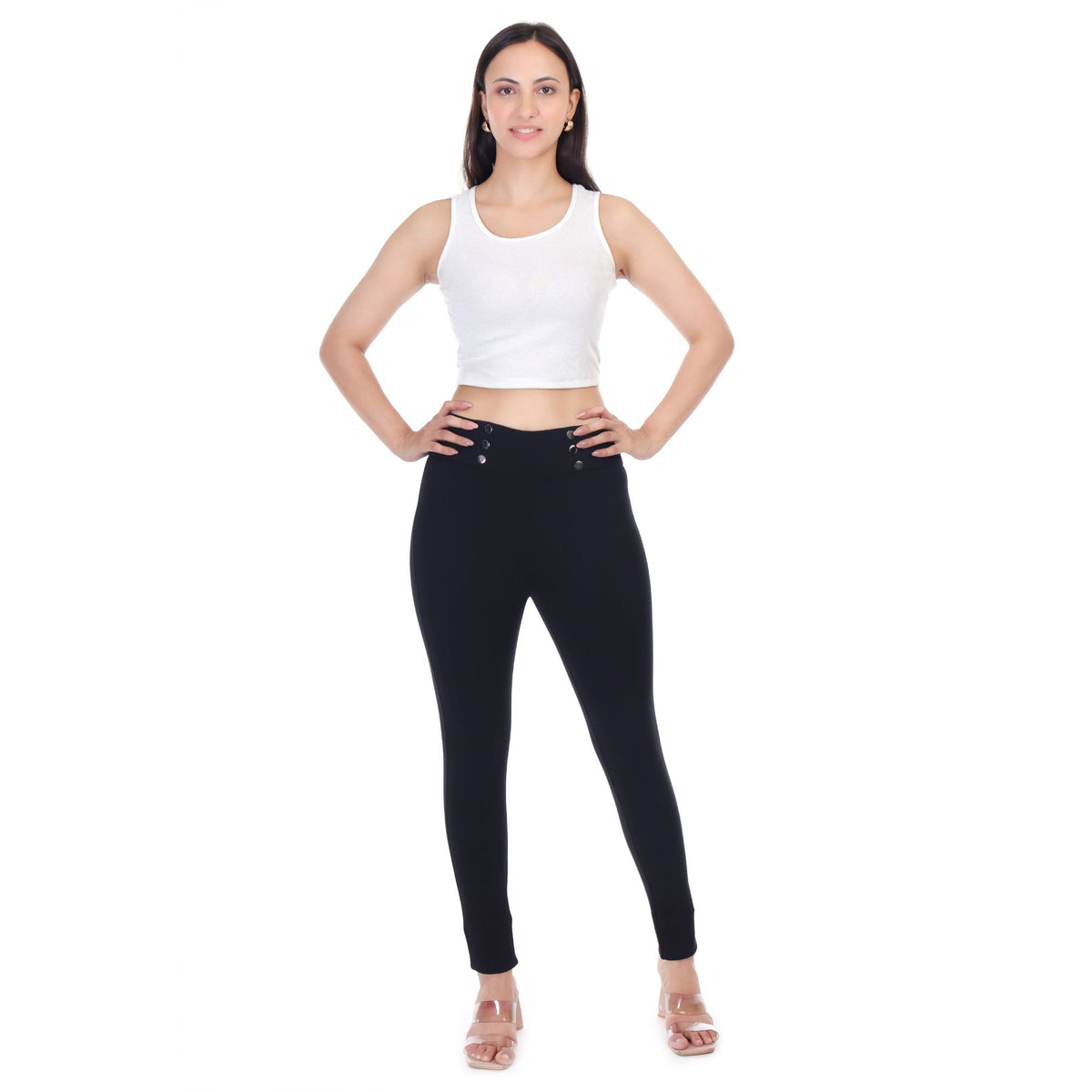 BUTTONED GRACE BELTED JEGGING PACK