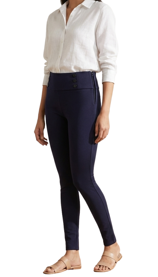 SIX BUTTON SIDE ZIP JEGGING PACK