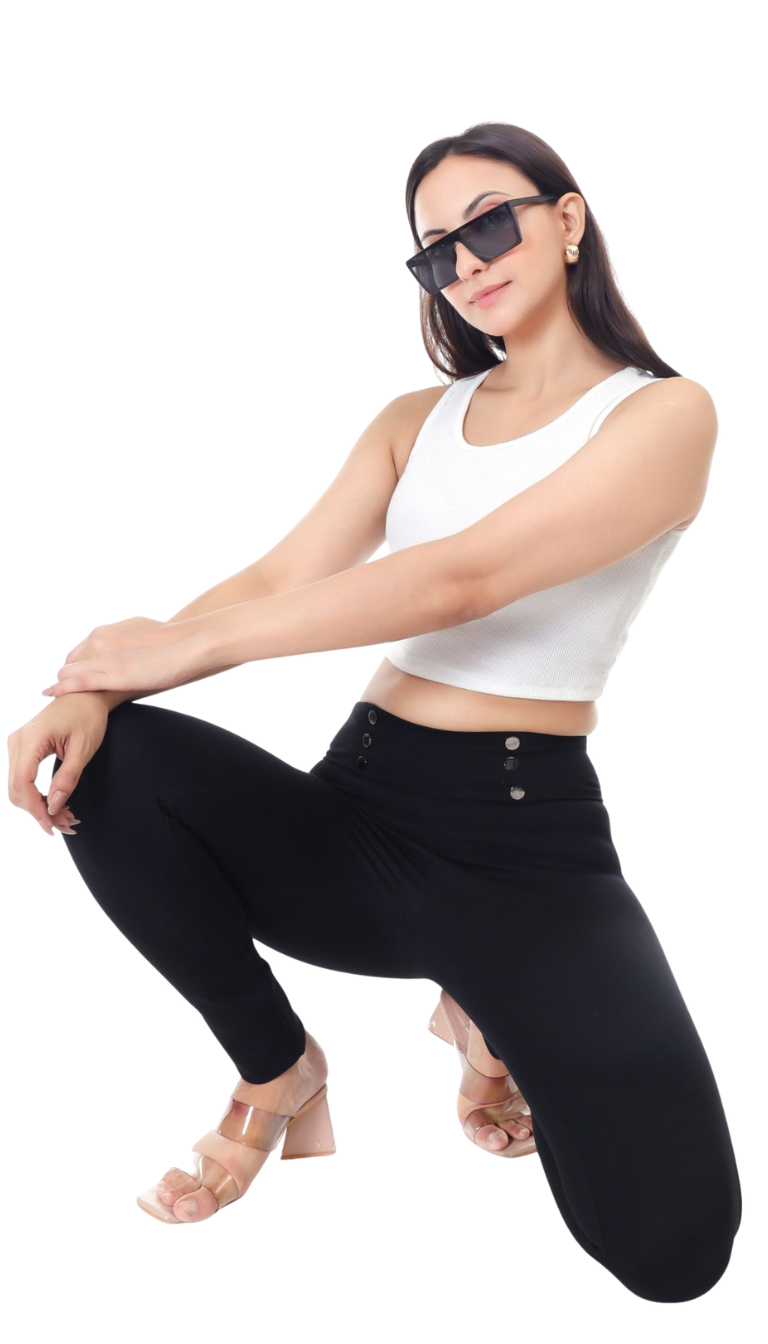 BUTTONED GRACE BELTED JEGGING PACK