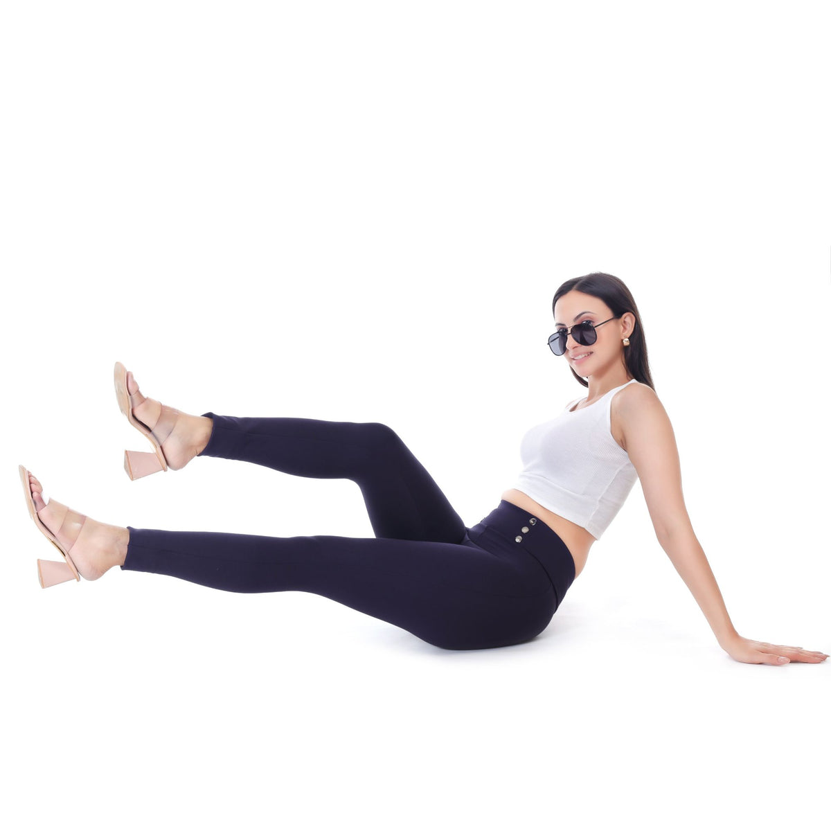 BUTTONED GRACE BELTED JEGGING PACK