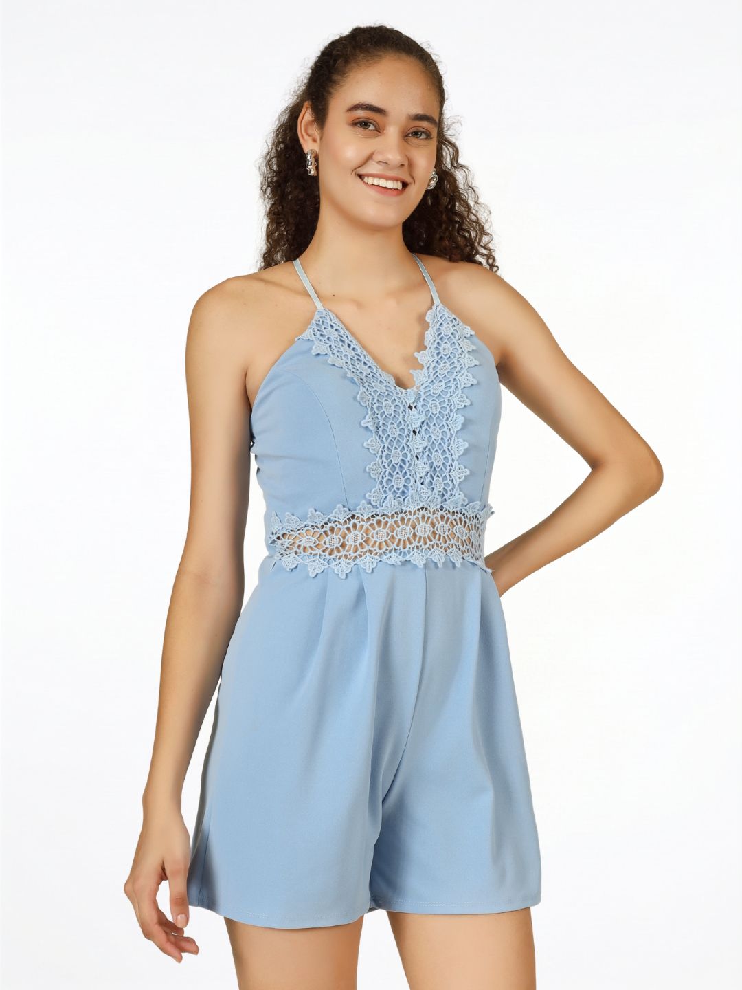 EMBROIDERED STRAPPY SHORT JUMPSUIT PACK