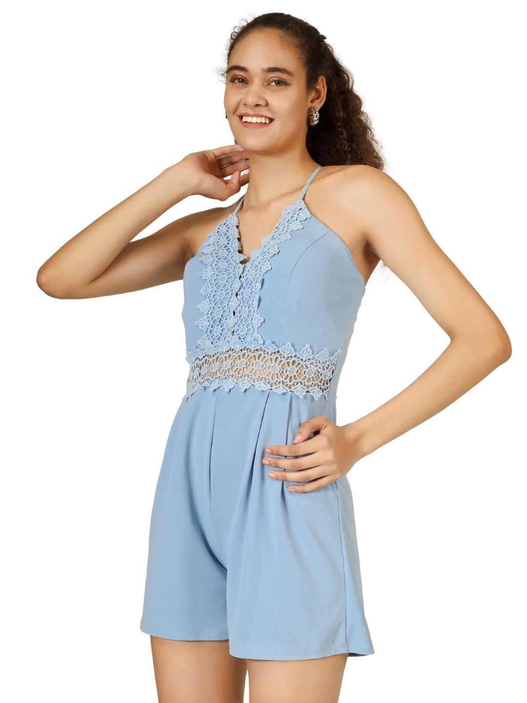 EMBROIDERED STRAPPY SHORT JUMPSUIT PACK
