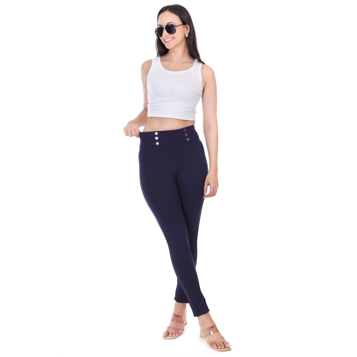 BUTTONED GRACE BELTED JEGGING PACK