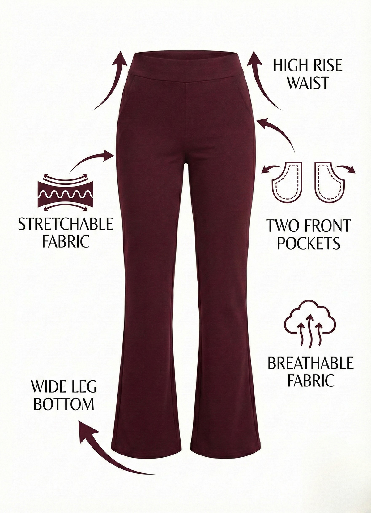 URBAN CONTOUR BELL BOTTOM HIGH WAIST JEGGING PACK