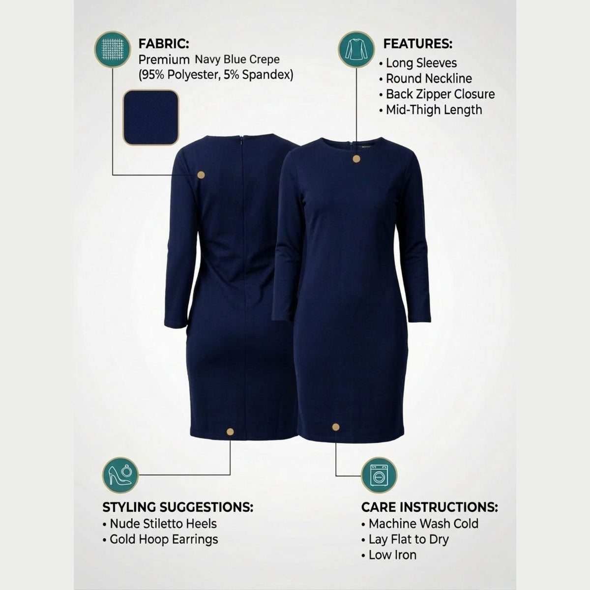TIMELESS ELEGANCE FORMAL HALF SLEEVE DRESS PACK