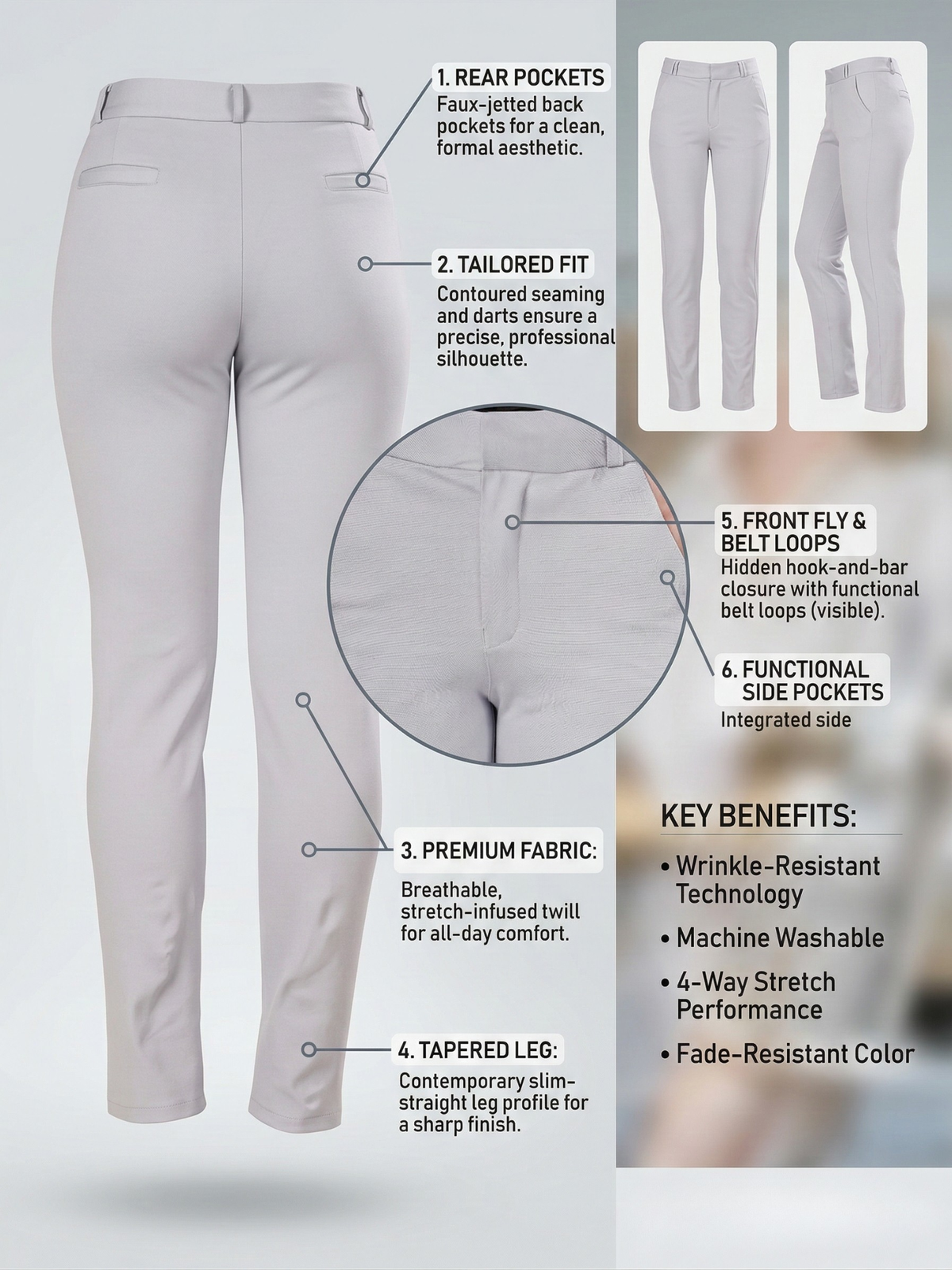 FORMAL STRAIGHT TROUSER PACK