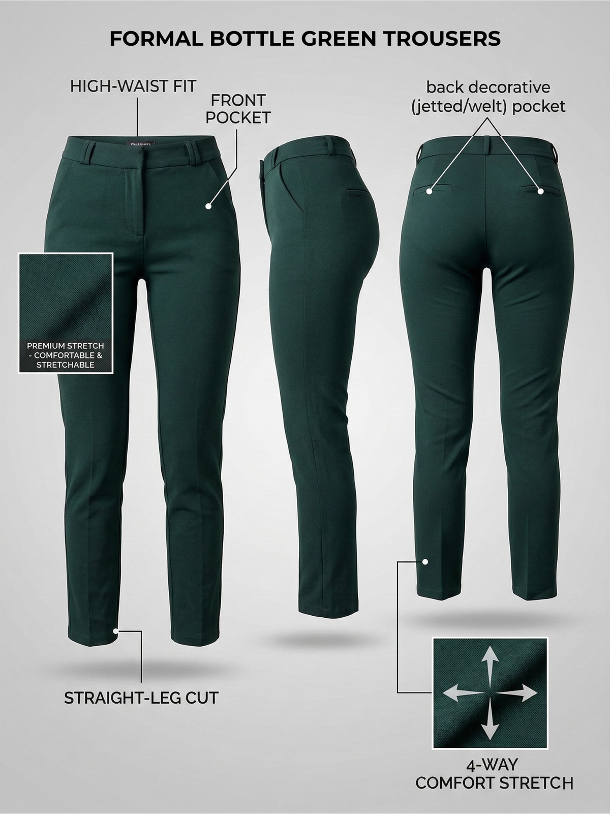 FORMAL STRAIGHT TROUSER PACK
