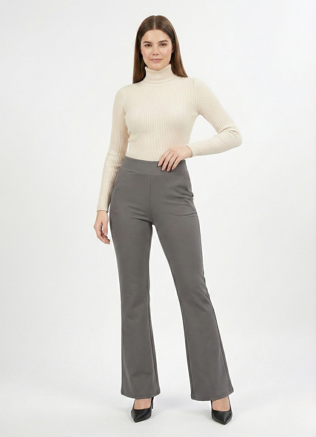 URBAN CONTOUR BELL BOTTOM HIGH WAIST JEGGING PACK
